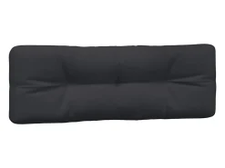 Cojines para palés 7 piezas tela negro
