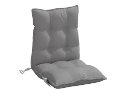 Sale Clicnbuy Cojines para silla con respaldo bajo 2 unidades tela Oxford Gris
