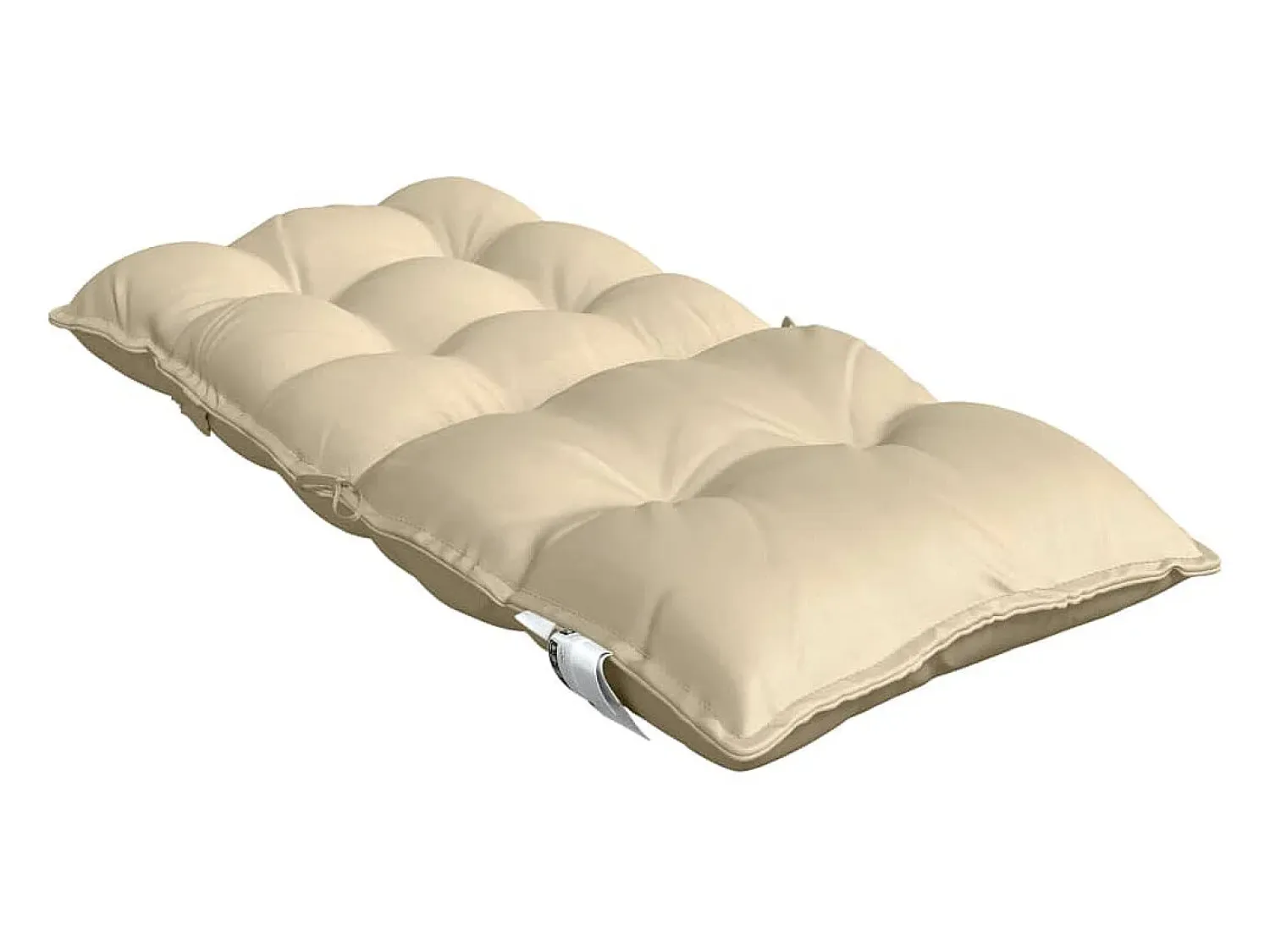 Clicnbuy Ropa De Casa^Cojines para silla con respaldo bajo 6 unidades tela Oxford Beige