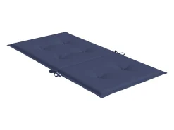 Cojines para silla con respaldo bajo 6 unidades tela azul marino
