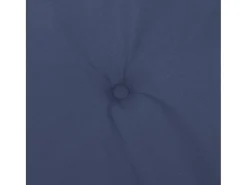 Cojines para silla con respaldo bajo 6 unidades tela azul marino