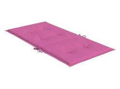Clicnbuy Ropa De Casa^Cojines para silla con respaldo bajo 2 unidades tela Rosa
