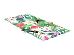 Cojines para silla con respaldo bajo 6 unidades tela multicolor