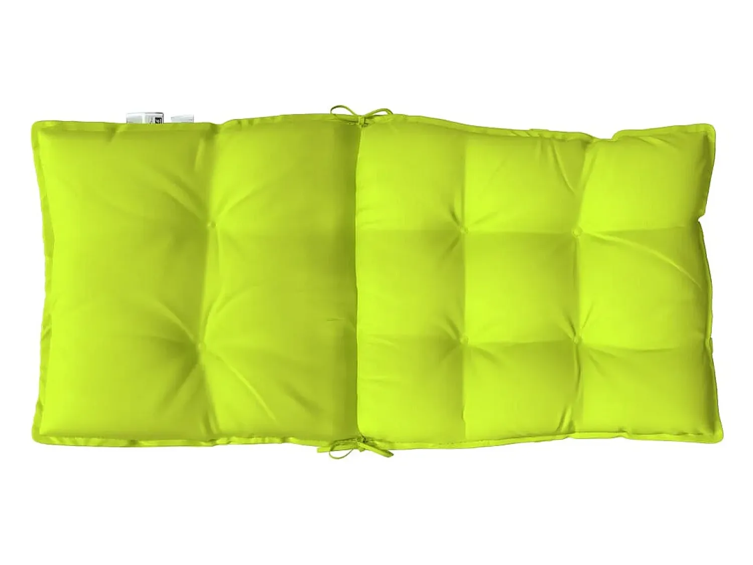 Clicnbuy Ropa De Casa^Cojines para silla respaldo bajo 6 unidades tela Oxford brillo Verde