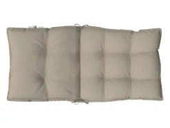 New Clicnbuy Cojines para silla respaldo bajo 4 unidades tela Oxford gris taupe Topo