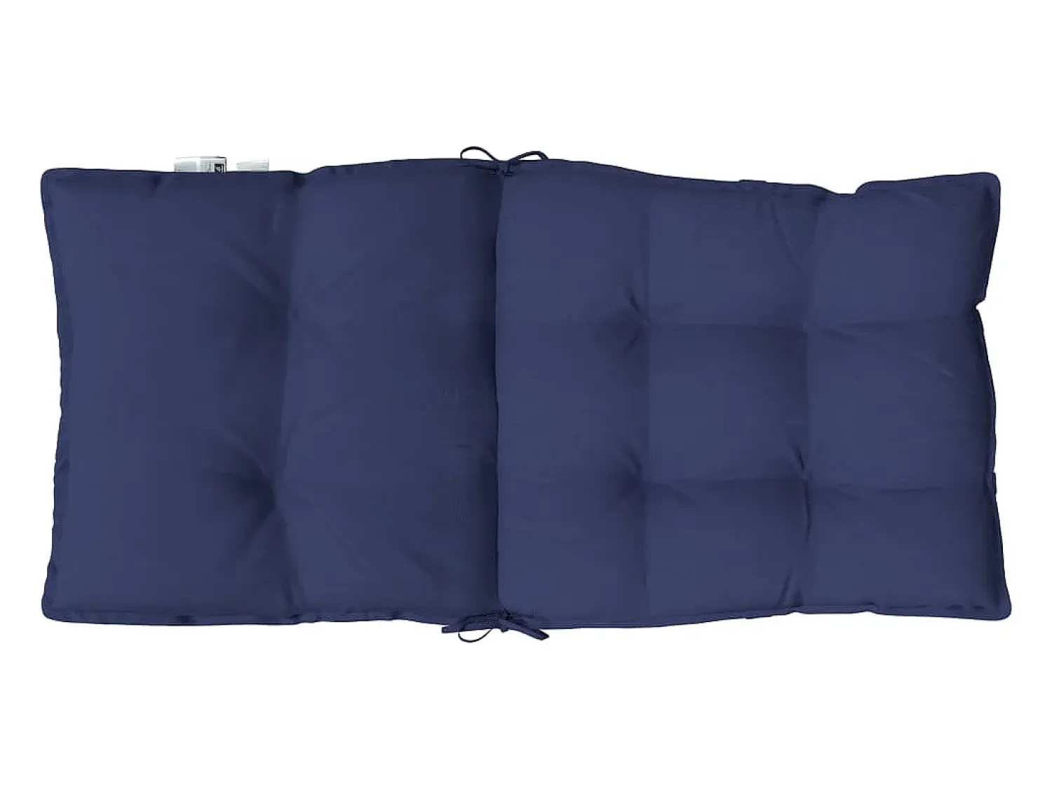 Sale Clicnbuy Cojines para silla respaldo bajo 4 unidades tela Oxford marino Azul