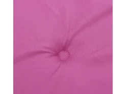 Clicnbuy Ropa De Casa^Cojines para sillas con respaldo alto 4 unidades tela Rosa