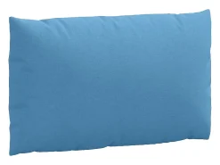 Clicnbuy Ropa De Casa^Cojines para sofá de palets 3 unidades tela melange Azul