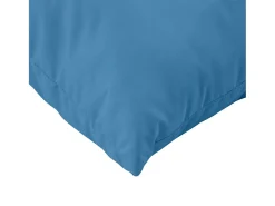 Clicnbuy Ropa De Casa^Cojines para sofá de palets 3 unidades tela melange Azul