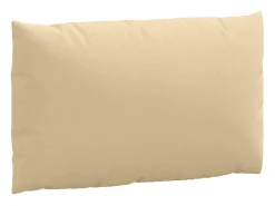 Clicnbuy Ropa De Casa^Cojines para sofá de palets 3 unidades tela melange Beige
