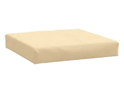 Clicnbuy Ropa De Casa^Cojines para sofá de palets 3 unidades tela melange Beige