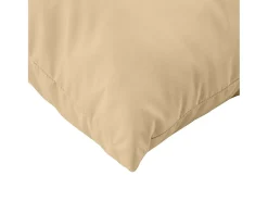 Clicnbuy Ropa De Casa^Cojines para sofá de palets 3 unidades tela melange Beige