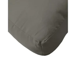 Cojines para sofá de palets 3 unidades tela gris oscuro melange