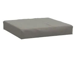 Cojines para sofá de palets 3 unidades tela gris oscuro melange