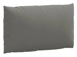 Cojines para sofá de palets 3 unidades tela gris oscuro melange