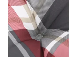 Cojines para sofá de palets 5 unidades tela a cuadros rojos