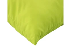 Clicnbuy Ropa De Casa^Cojines para sofá de palets 3 unidades tela claro Verde