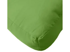 Clicnbuy Ropa De Casa^Cojines para sofá de palets 3 unidades tela melange Verde