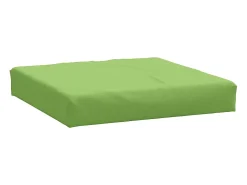Clicnbuy Ropa De Casa^Cojines para sofá de palets 3 unidades tela melange Verde