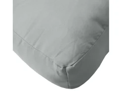 Cojines para sofá de palets 3 unidades tela gris claro melange