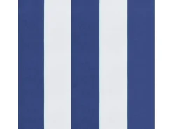 Cojines para sofá de palés 4 unidades tela azul y blanco a rayas