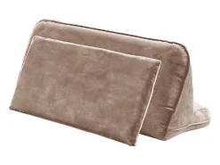 Kawola Ropa De Casa^Cojines respaldo - terciopelo - WIOLO Topo