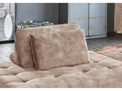 Kawola Ropa De Casa^Cojines respaldo - terciopelo - WIOLO Topo