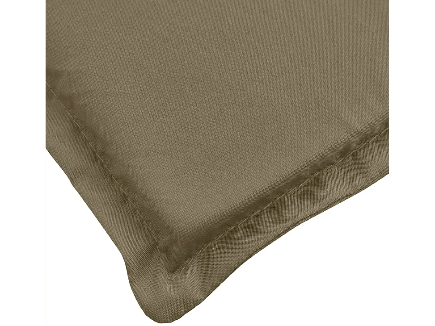 Clearance Clicnbuy Cojines silla respaldo bajo 6 ud tela taupe melange 100x50x4 cm Topo