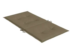 Clearance Clicnbuy Cojines silla respaldo bajo 6 ud tela taupe melange 100x50x4 cm Topo