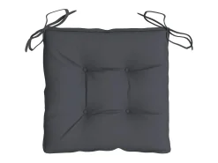 New Clicnbuy Cojines sillas de jardín 6 unidades tela Oxford antracita 50x50x7 cm Gris antracita