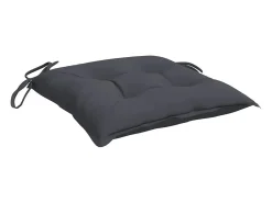 New Clicnbuy Cojines sillas de jardín 6 unidades tela Oxford antracita 50x50x7 cm Gris antracita