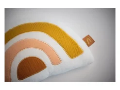 Sauthon Ropa De Casa^Cojín arco iris de algodón 35x20cm Blanco