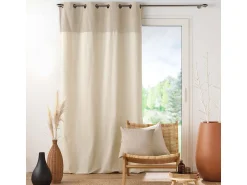 Clearance Douceur d'intérieur Cojín con efecto de bucle Beige