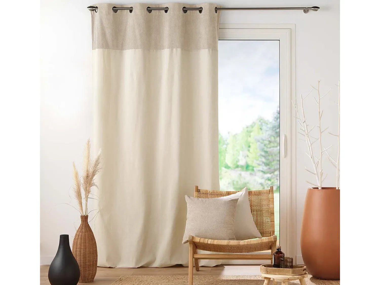 Clearance Douceur d'intérieur Cojín con efecto de bucle Beige
