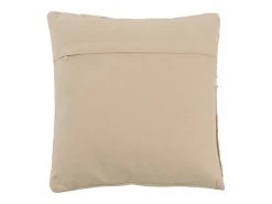 Online J-Line Cojín cuadrado con flecos de algodón 44 x 44 cm Beige