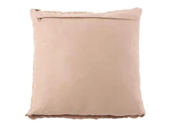 Les Tendances Ropa De Casa^Cojín cuadrado de piel Jona 43,5 x 42 cm Rosa