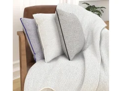 Soleil d'ocre Ropa De Casa^Cojín de algodón reciclado 40x40 cm PIERRE , por Gris