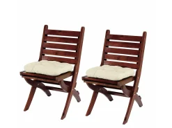 MCW Ropa De Casa^Cojín de asiento Milano (juego de 2), Crema