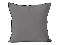 Cojín de microfibra lavado 40x40 cm BOHEME gris