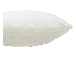 Discount J-Line Cojín de poliéster 45*45*15 cm Blanco