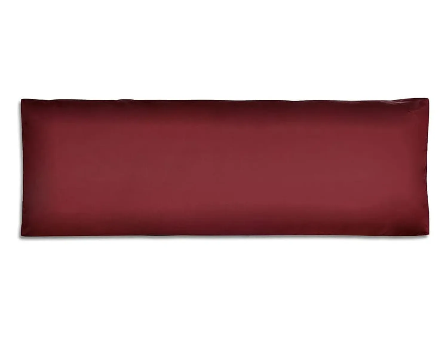 Clicnbuy Ropa De Casa^Cojín de respaldo tapizado vino tinto 120x40x10 cm Rojo
