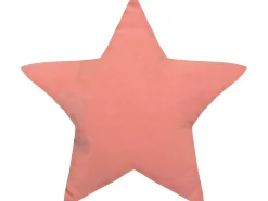 Cojín estrella motivos metalizados