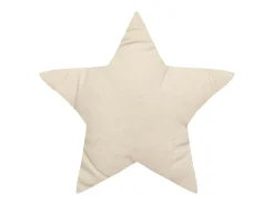 Cojín estrella motivos metalizados