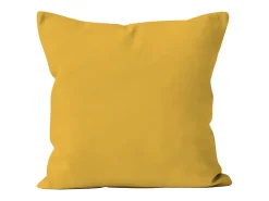 Cojín extraíble 40x40 cm ALIX amarillo radiante, por Soleil d'ocre
