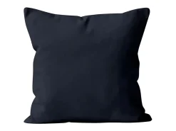 Soleil d'ocre Ropa De Casa^Cojín extraíble 60x60 cm ALIX jean blue Azul oscuro