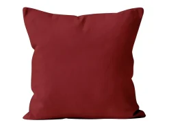 Soleil d'ocre Ropa De Casa^Cojín extraíble 60x60 cm ALIX Rojo