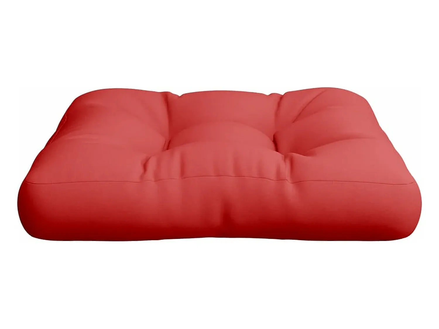 New Clicnbuy Cojín para palets de tela 58x58x10 cm Rojo