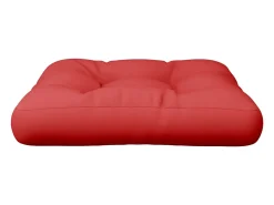New Clicnbuy Cojín para palets de tela 58x58x10 cm Rojo