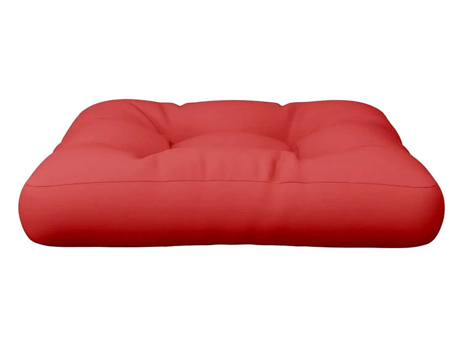 New Clicnbuy Cojín para palets de tela 58x58x10 cm Rojo