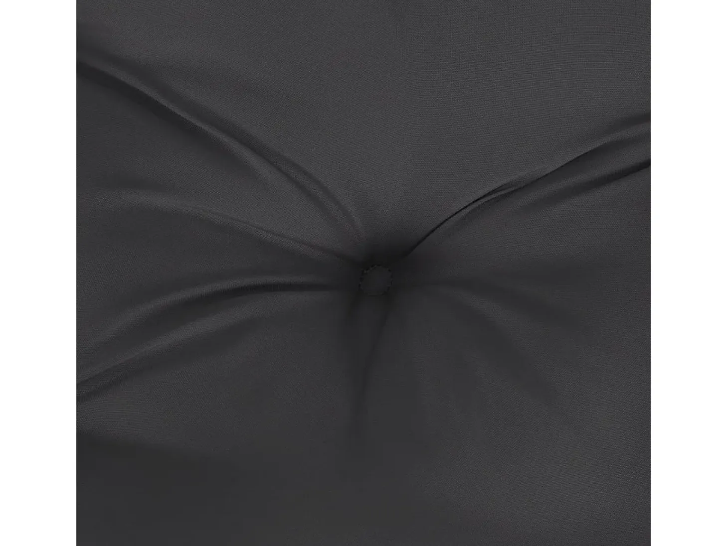 Cojín para palets tela negro 60x60x12 cm